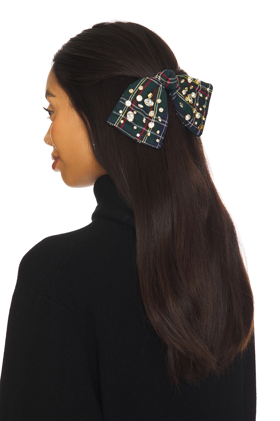 Paloma Crystal Embellished Bow Barrette