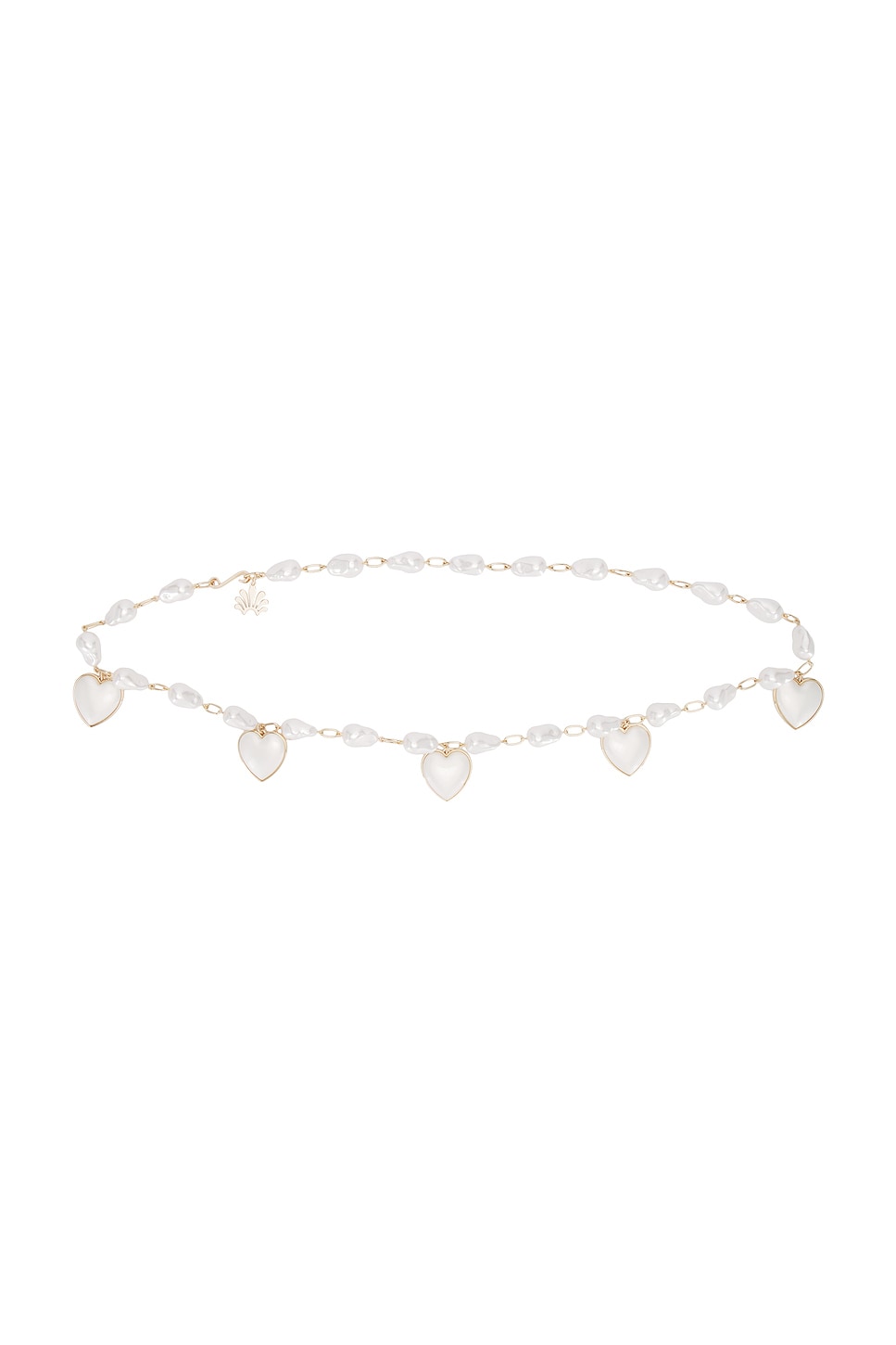 Heart Charm Chain Belt