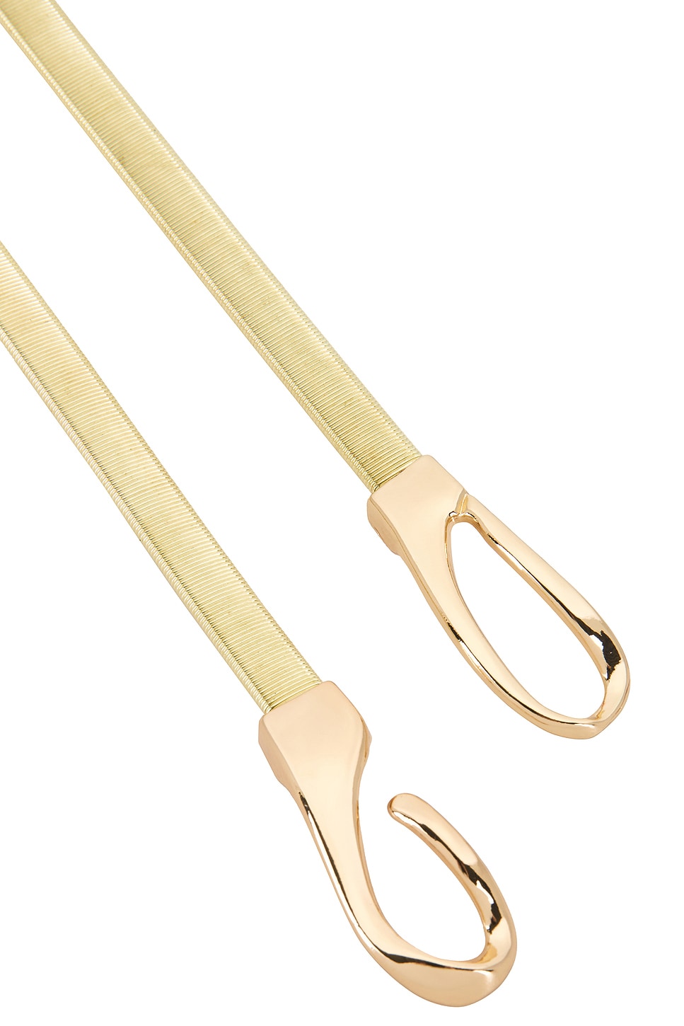 Lele Sadoughi Stretch Chain Belt in Gold | REVOLVE display picture 1