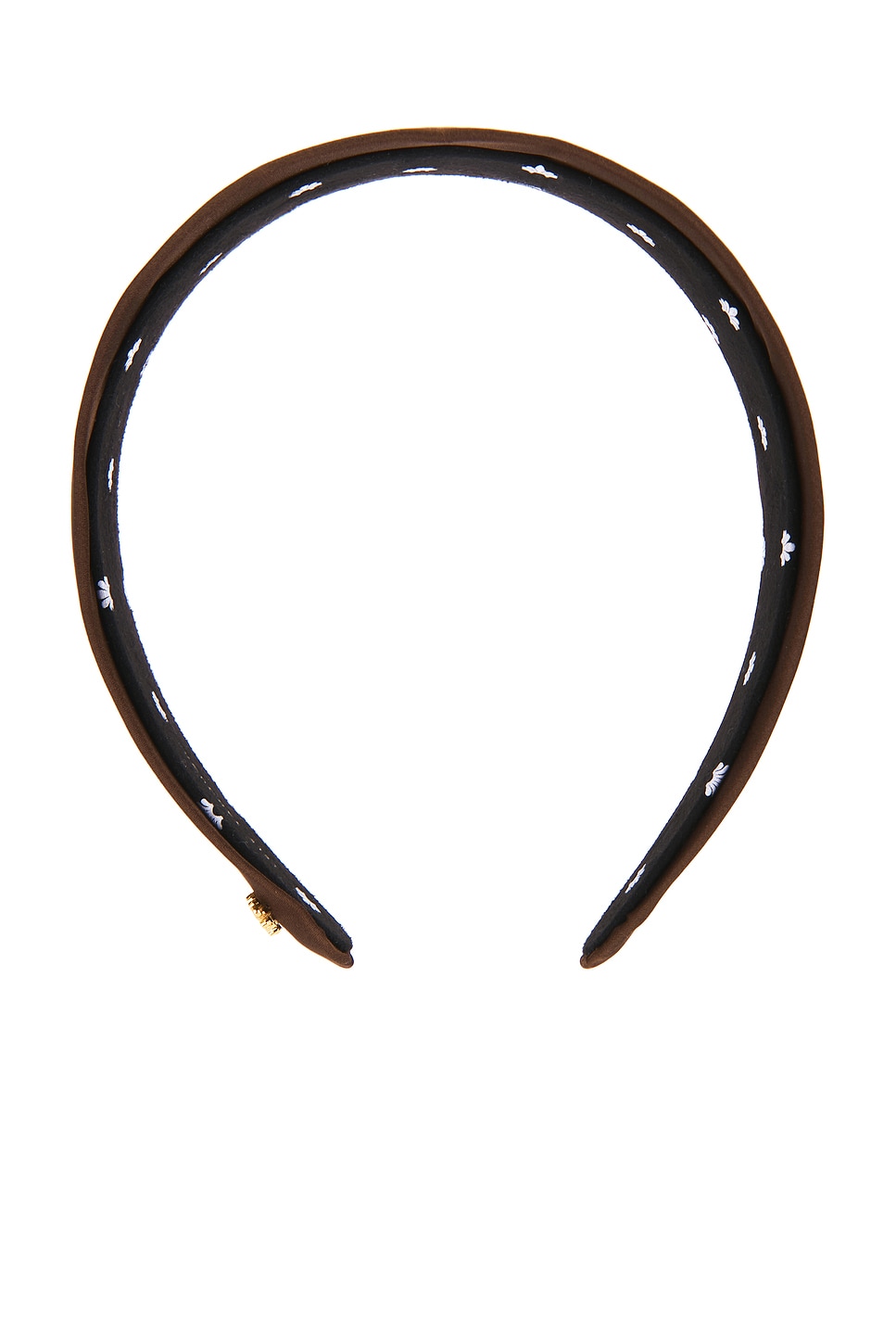 Lele Sadoughi Brigitte Headband in Chocolate | REVOLVE display picture 1