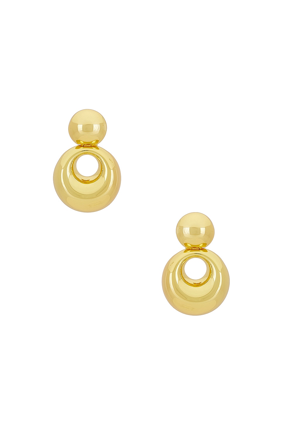 Lele Sadoughi Medallion Drop Earrings in Gold | REVOLVE