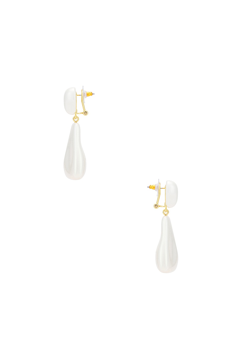 Lele Sadoughi Wilma Pearl Drop Earrings in Holographic Pearl REVOLVE