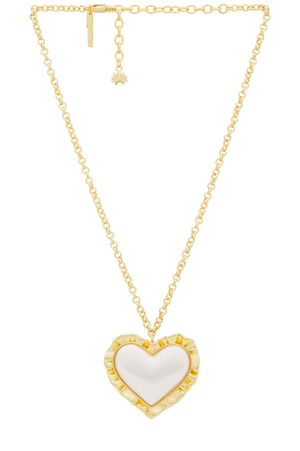 ОЖЕРЕЛЬЕ HEART RUFFLE PENDANT