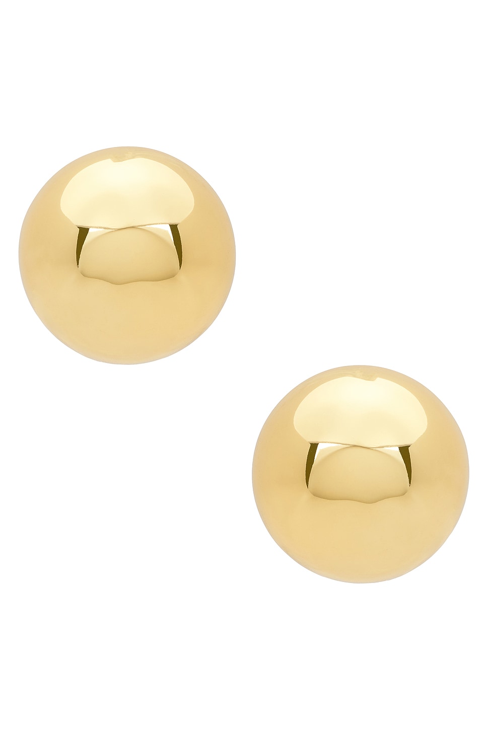 Dome Button Earrings