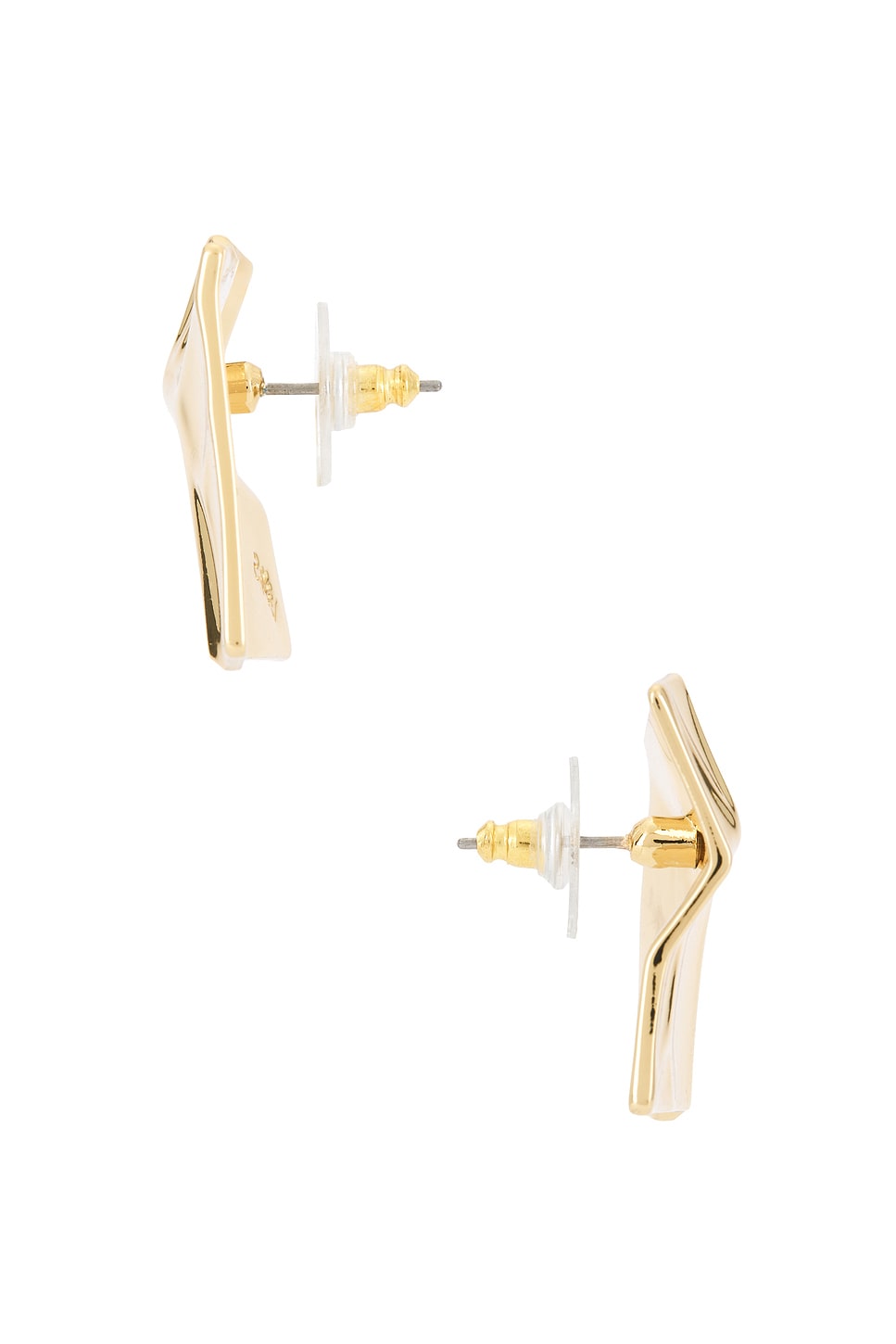 [LLOYD] 韓国ブランド☆Basic Ring Earrings New Style Zircon Platinum Earrings Fashion Simple Square