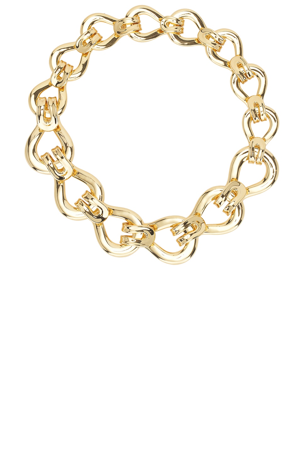 Sought After! Lele Sadoughi GOLD Metallic! Lele Sadoughi Charlotte 14K-Gold-Plated Bead & Imitation  main image 4