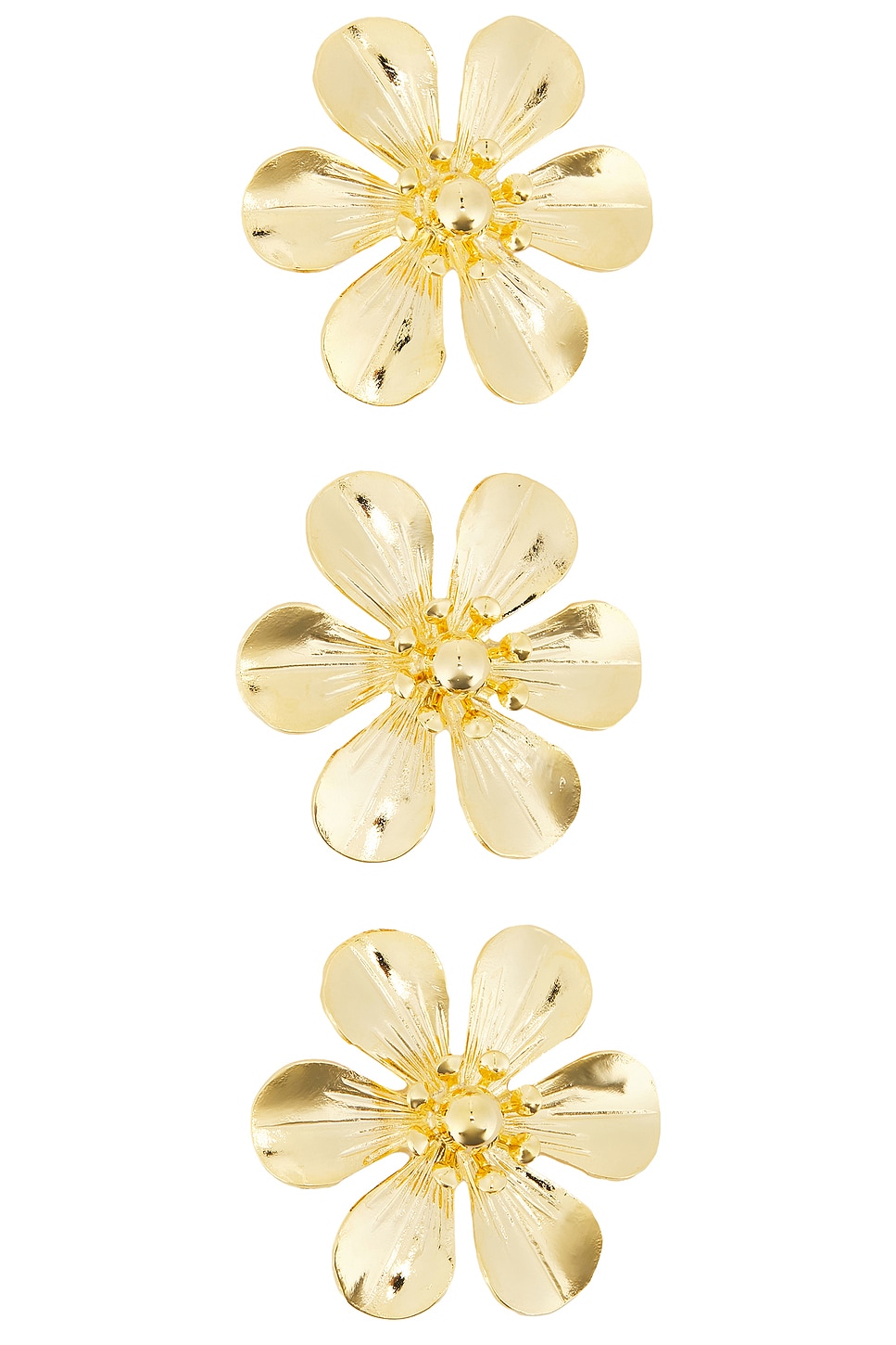 LELET NY FLORA クリップセット - Gold | REVOLVE