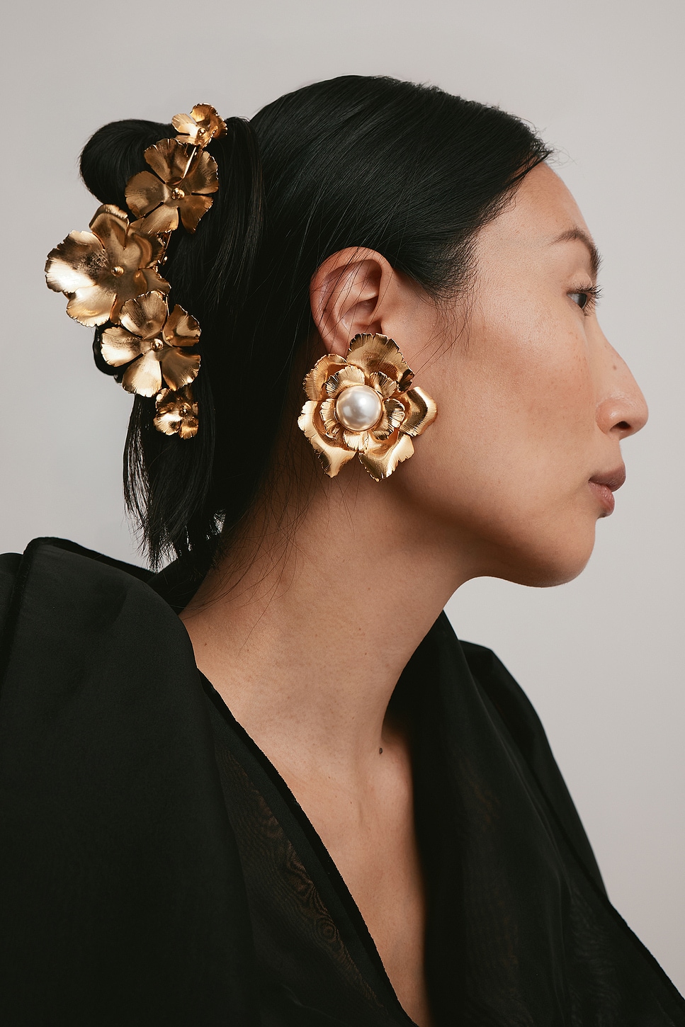 LELET NY Eden Mega Claw Clip in Gold