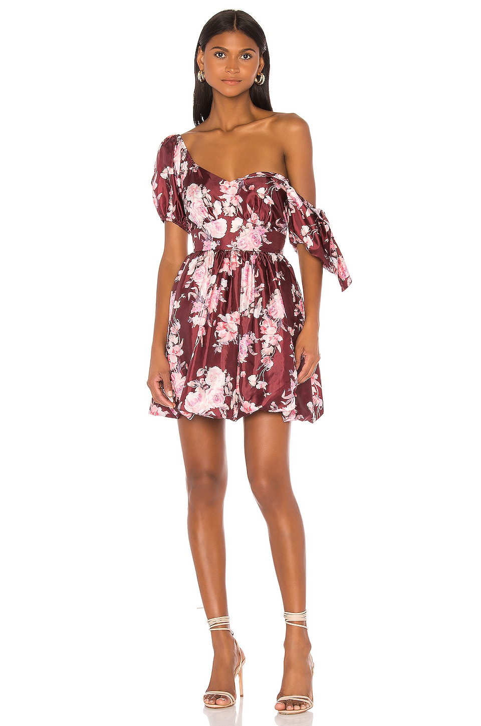 LoveShackFancy Hansel Dress in Oxblood | REVOLVE