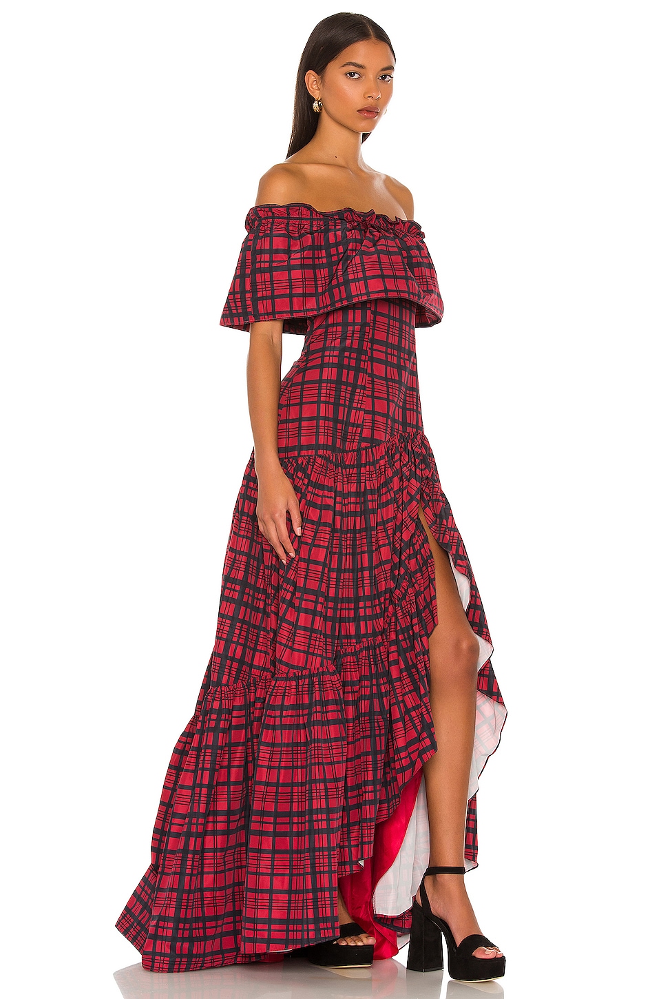 LoveShackFancy Martini Dress in Moody Ruby REVOLVE