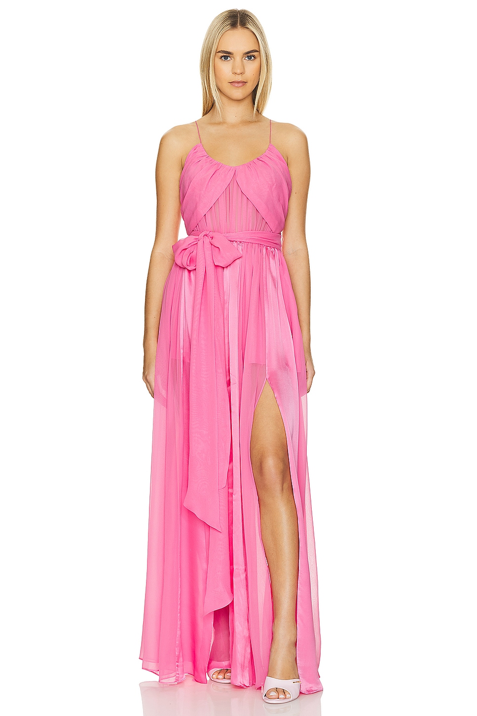 The STEVIA dress - pink zigzag