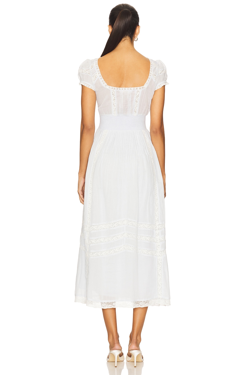 LoveShackFancy Suvi Dress in Baby Bluebell | REVOLVE