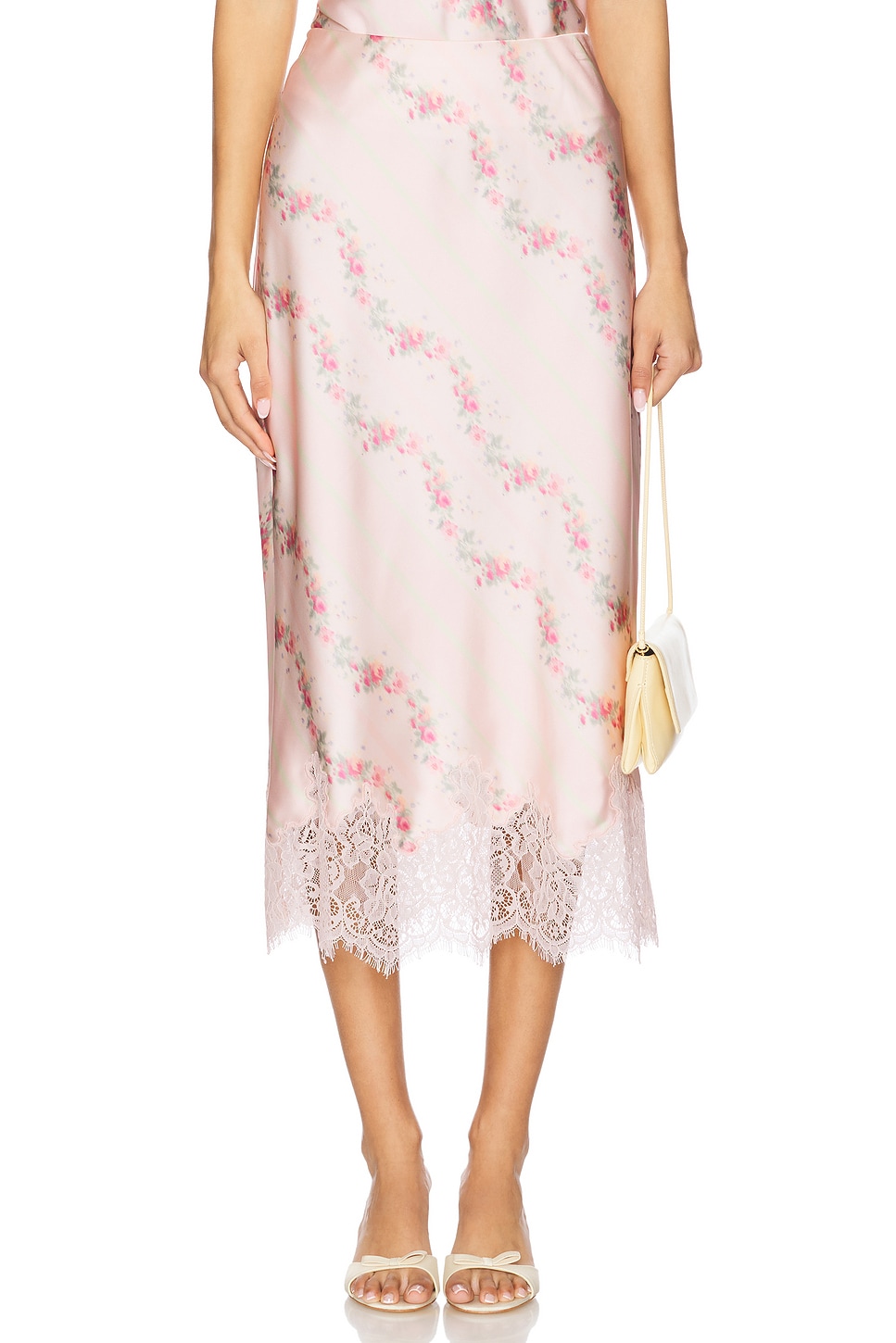 LoveShackFancy Malina Skirt in Apricot Medley | REVOLVE