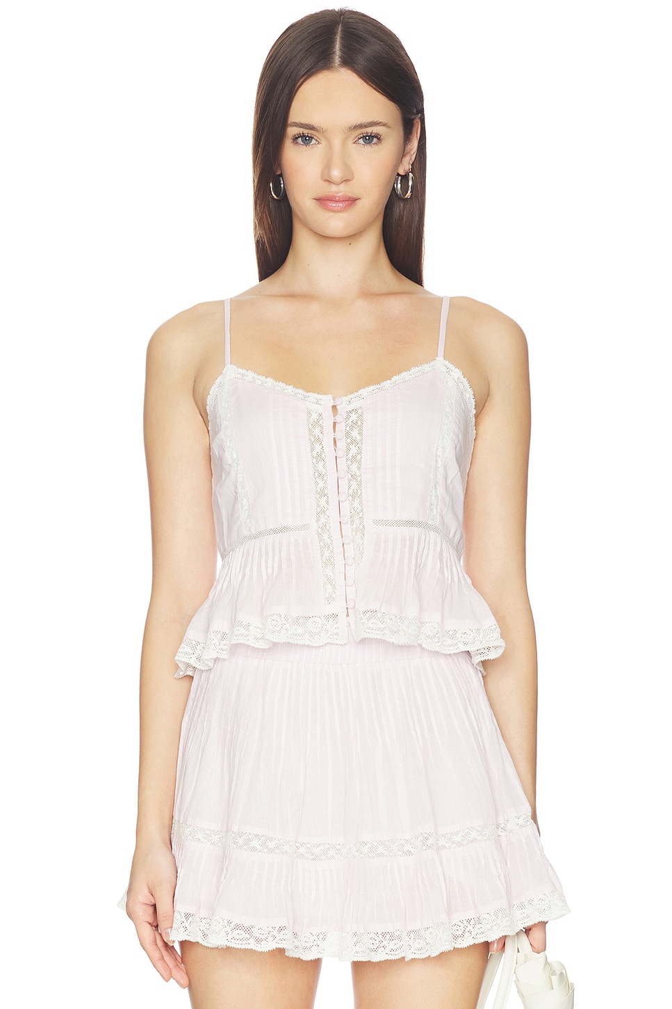 LoveShackFancy Aleni Top in Orchid | REVOLVE
