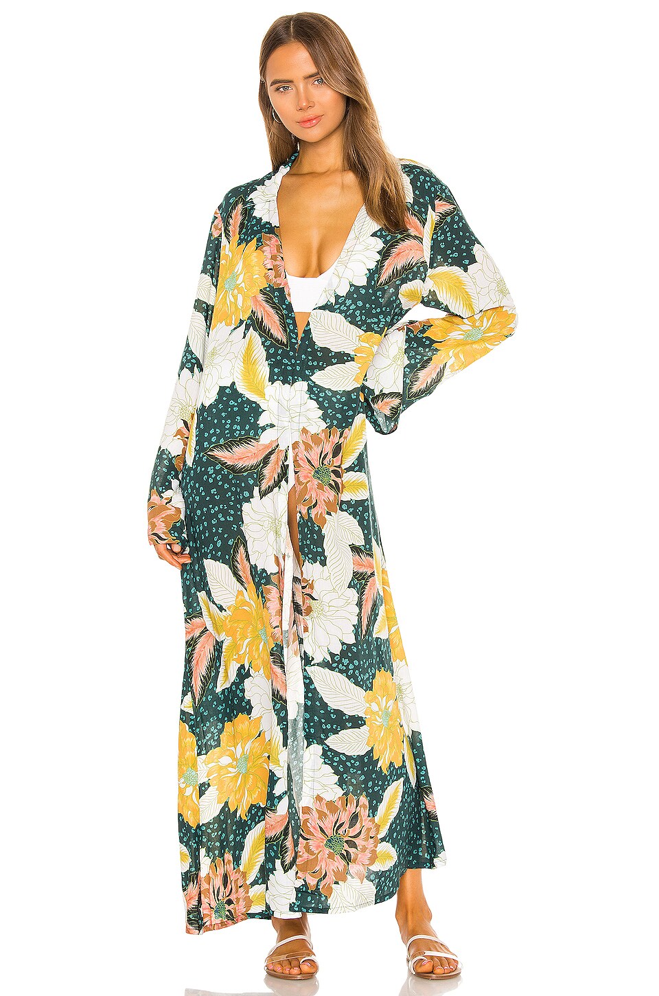 lovewave The Hendrix Kimono in Jungle Tropics | REVOLVE