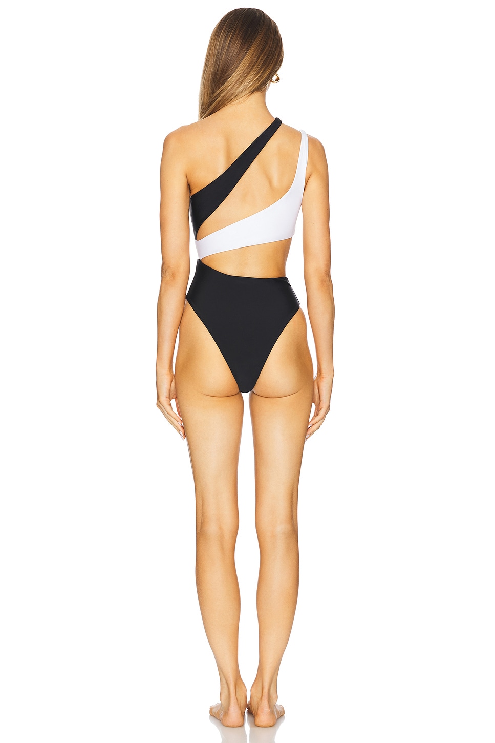 lovewave The Tenzin One Piece in Black & White | REVOLVE