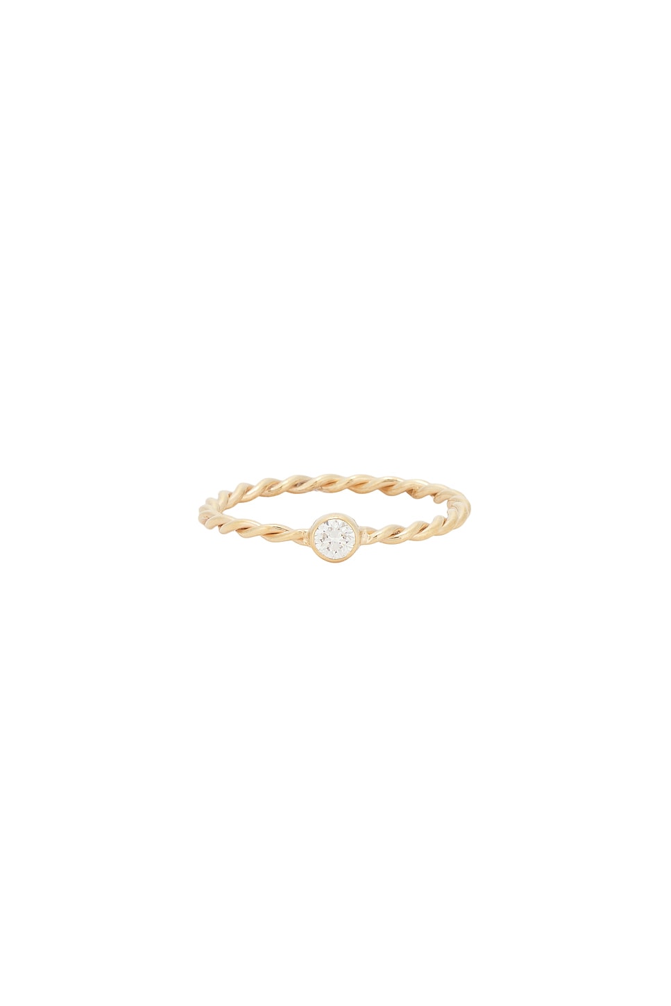 Spiral Diamond Band Ring