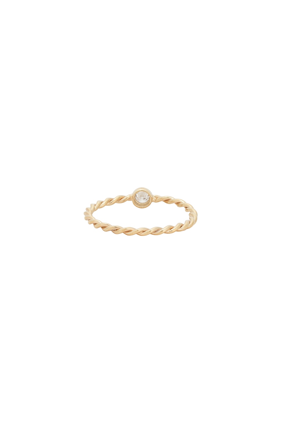 Spiral Diamond Band Ring