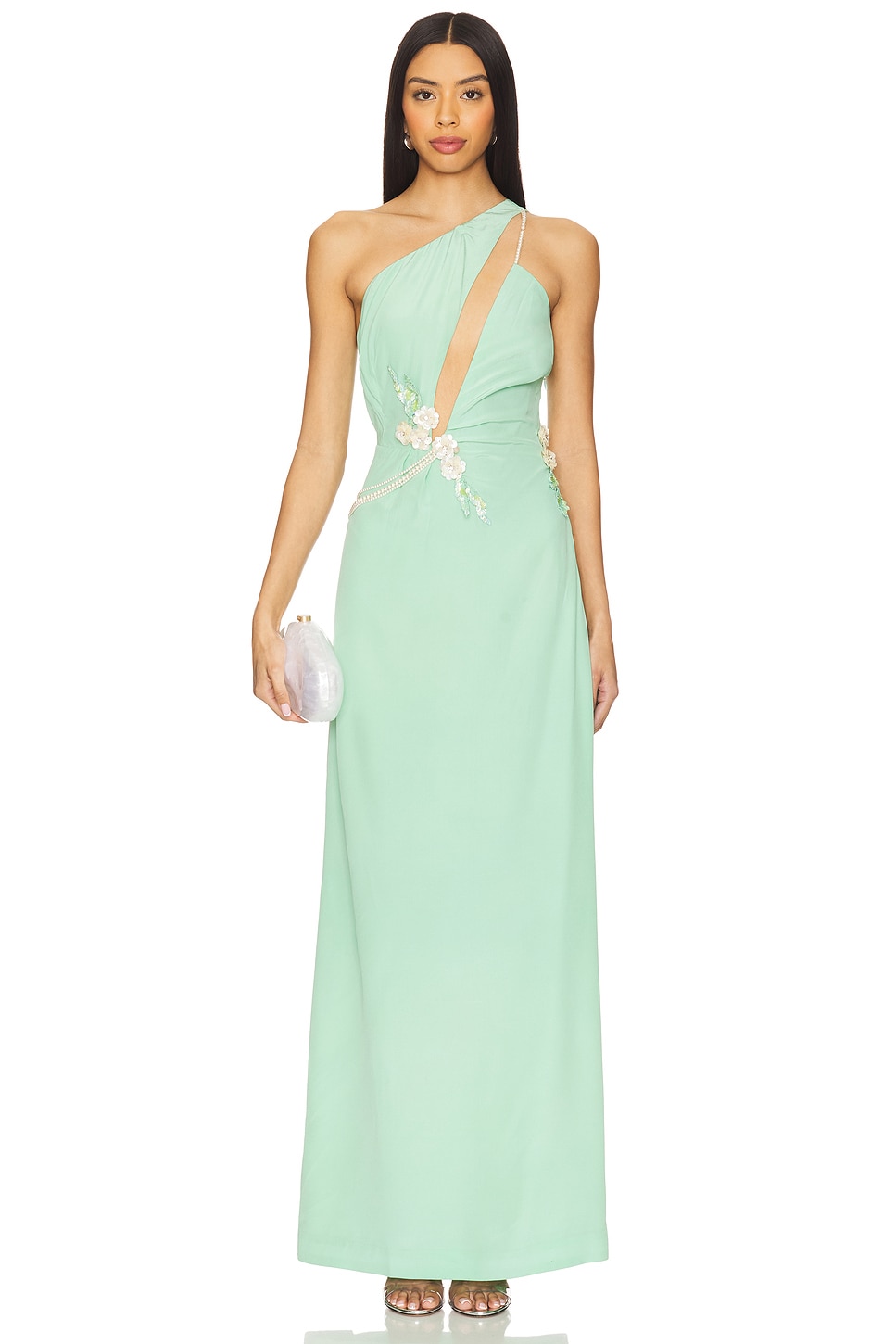 LA FUORI Calypso Front Cutout Gown