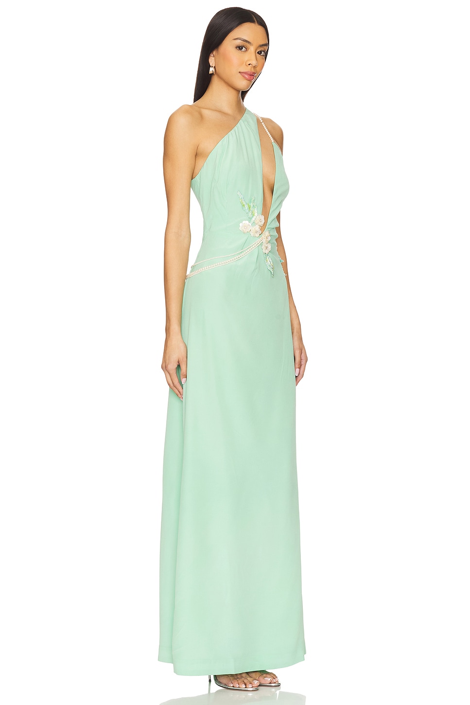 LA FUORI Calypso Front Cutout Gown