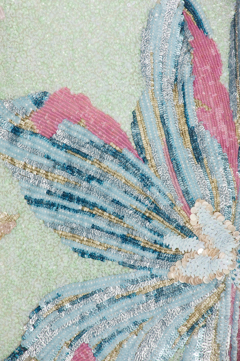 Cascade Floralia Fully Embroidered Gown