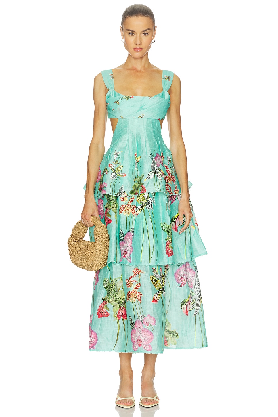 LA FUORI Botanical Oasis Dress in Botanical Oasis | REVOLVE