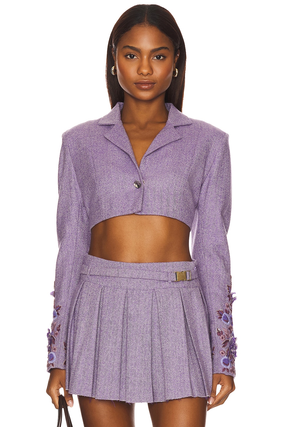 Georgiana Tweed Mini Jacket - thumbnail 2