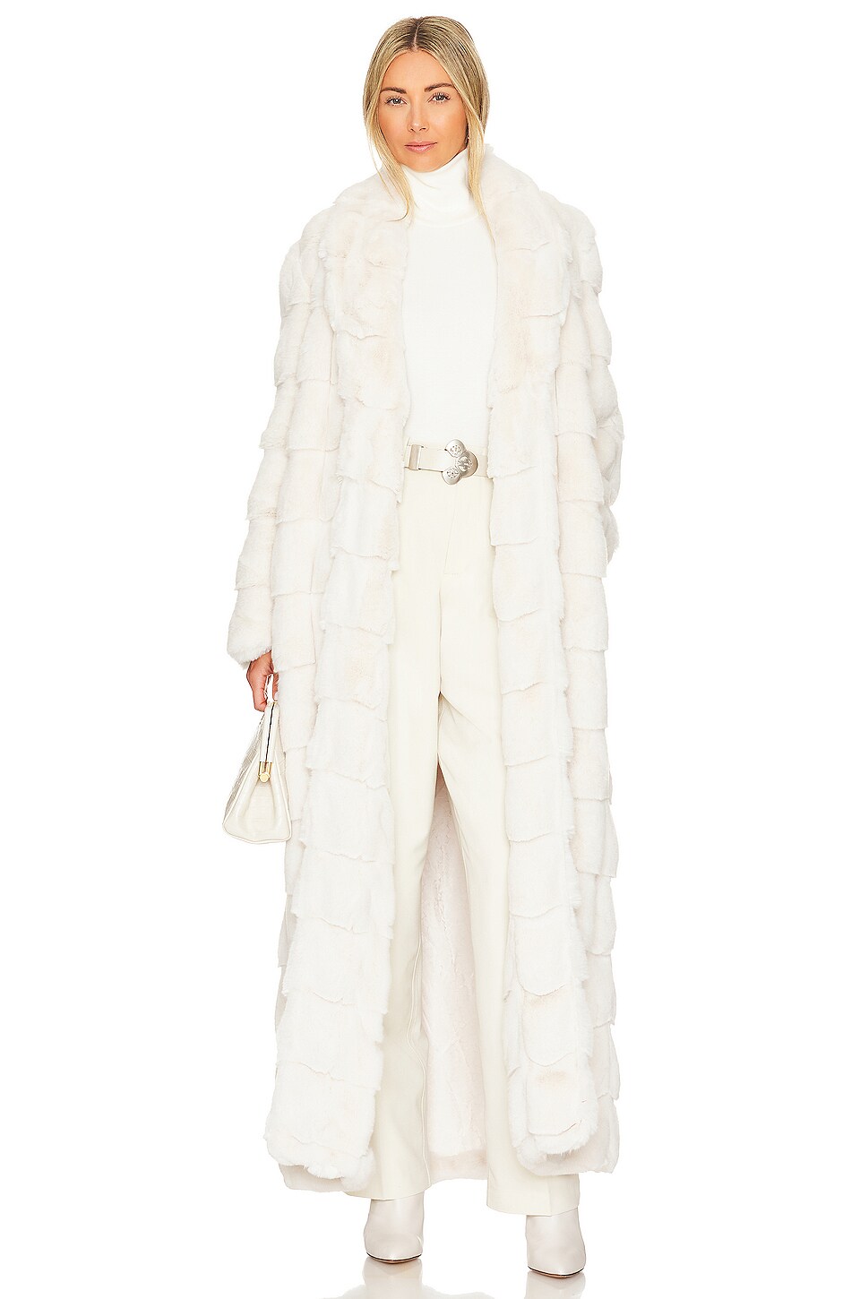 faux fur coat floor length