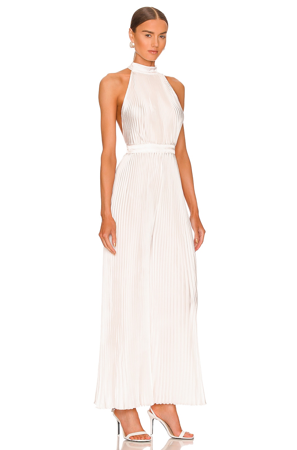 L'IDEE Cinema Jumpsuit in White