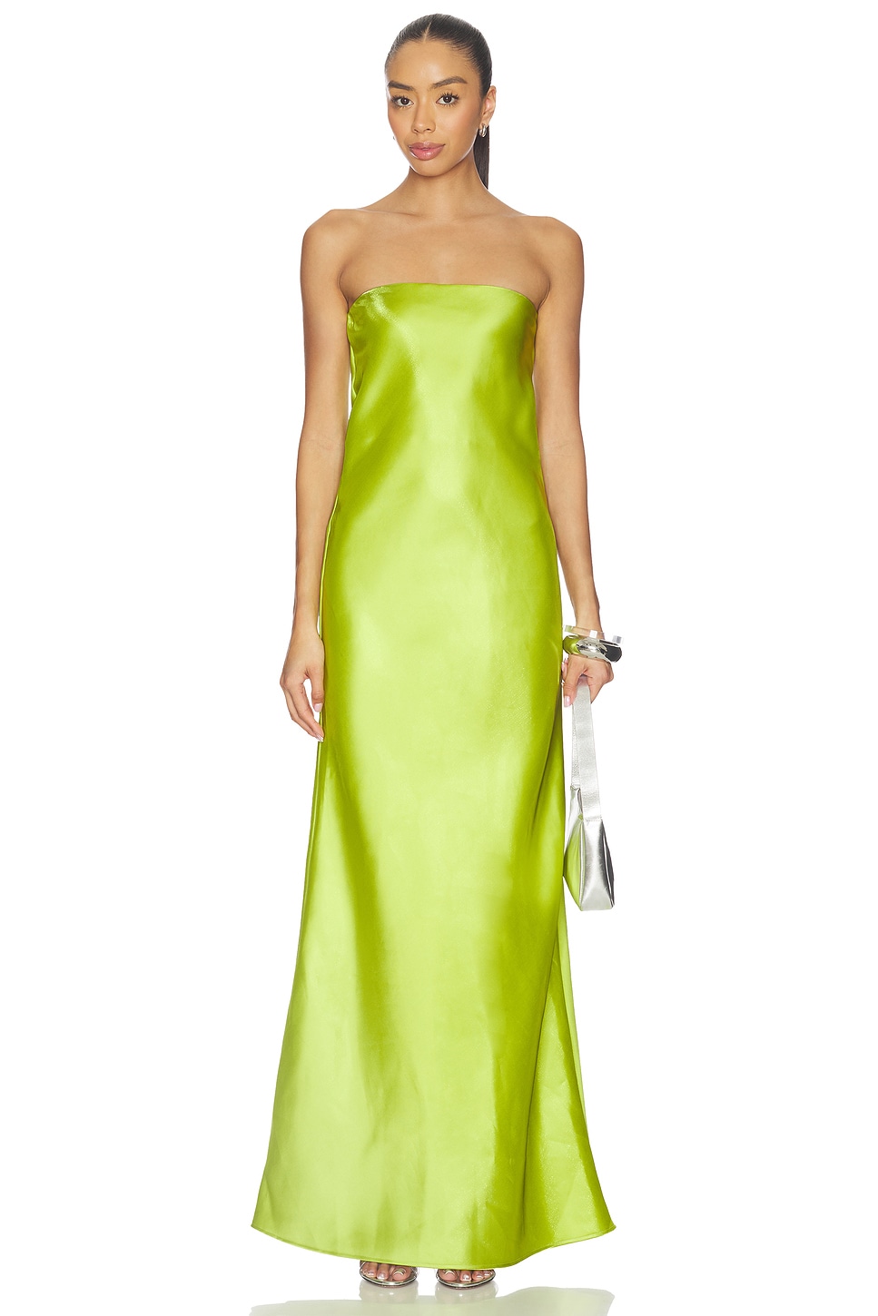L'IDEE York Dress in Lime Gloss | REVOLVE