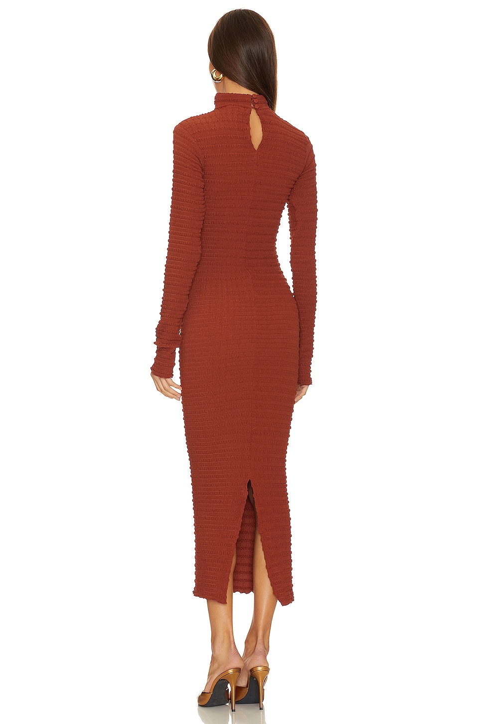 chinese dress ladies Lidee Soiree One Shoulder L/S Dress in Pink – Coco & Lola main image 0