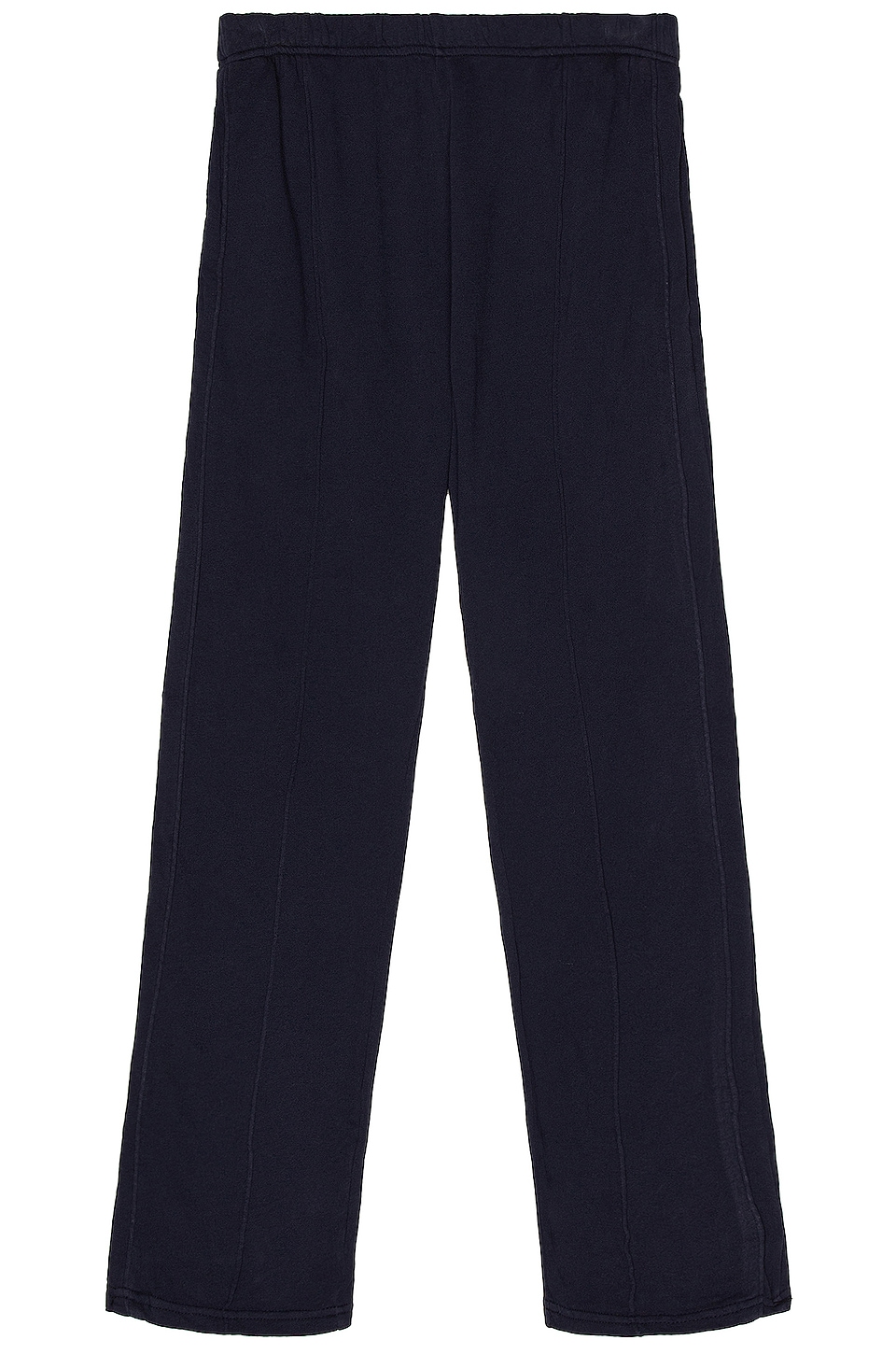 Les Tien Light Weight Lounge Pant Wide Leg in Navy