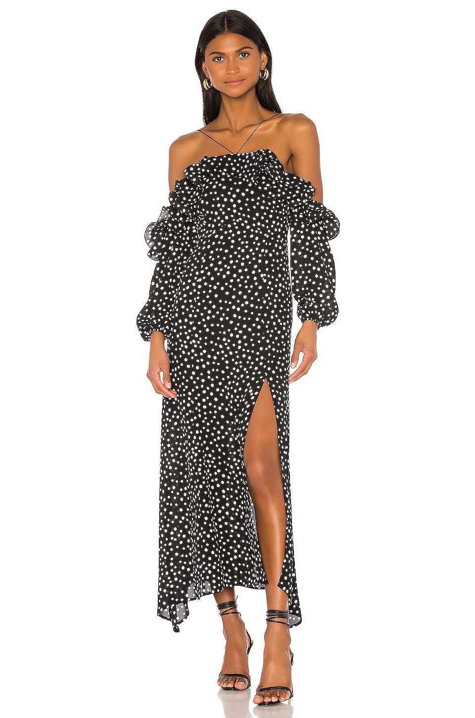 LIKELY Rocky Dress in Black & White