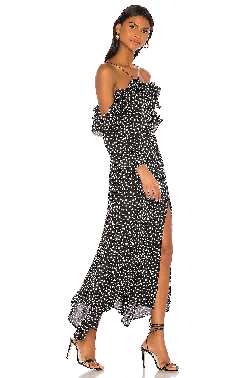 LIKELY Rocky Dress in Black & White