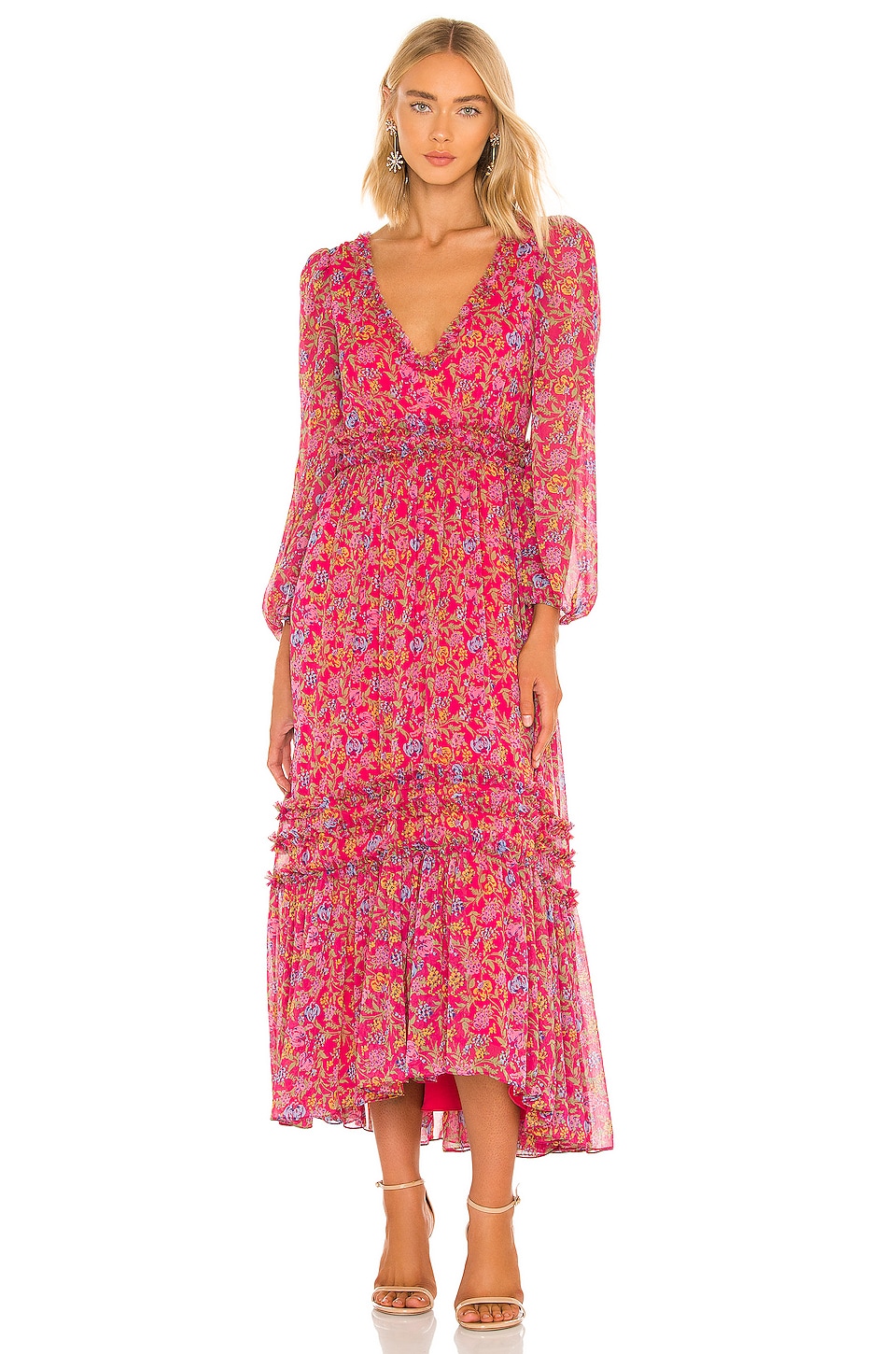 LIKELY Ruxton Dress in Fuchsia Multi | REVOLVE