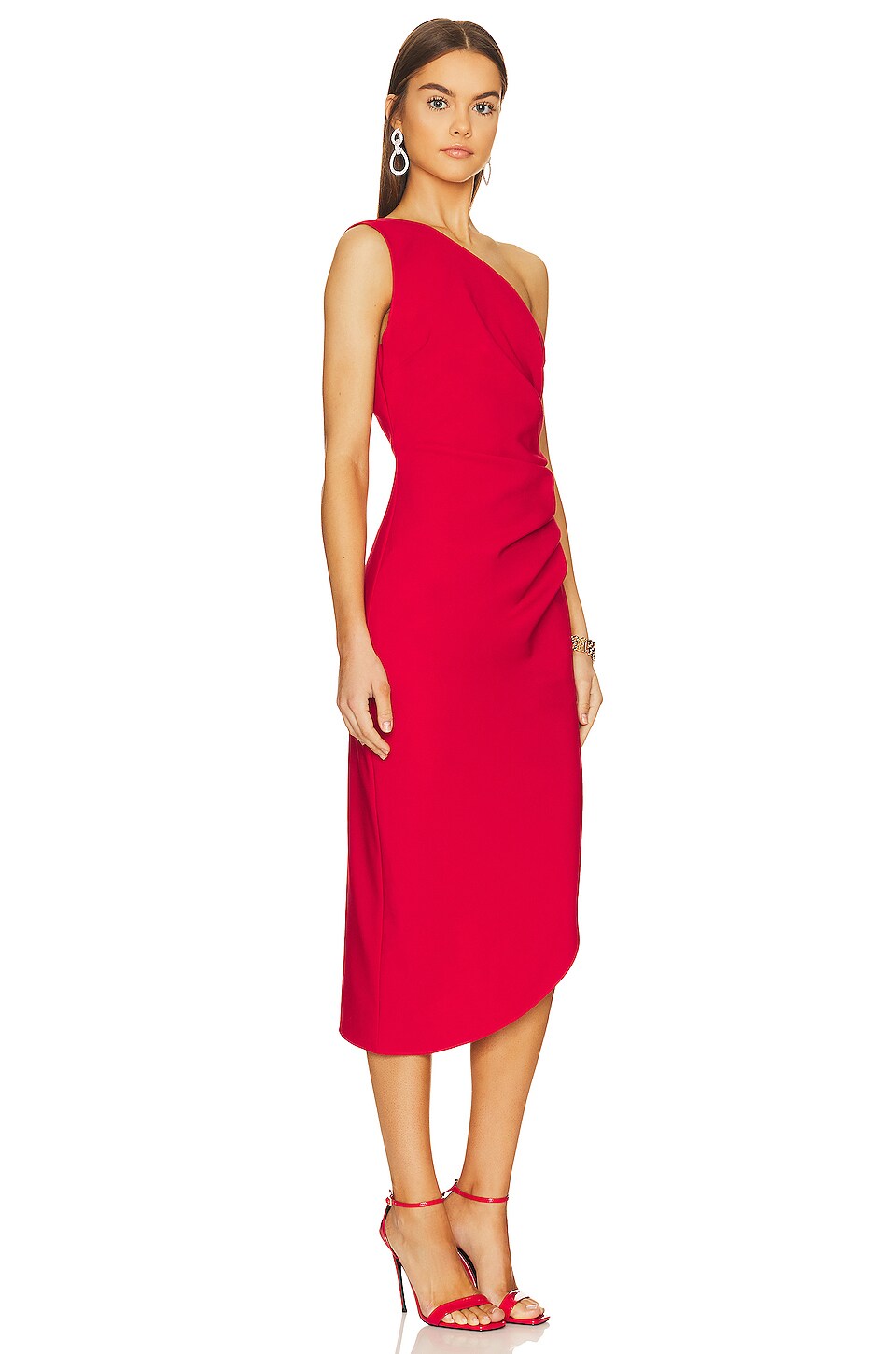 LIKELY Asha Dress in Scarlet