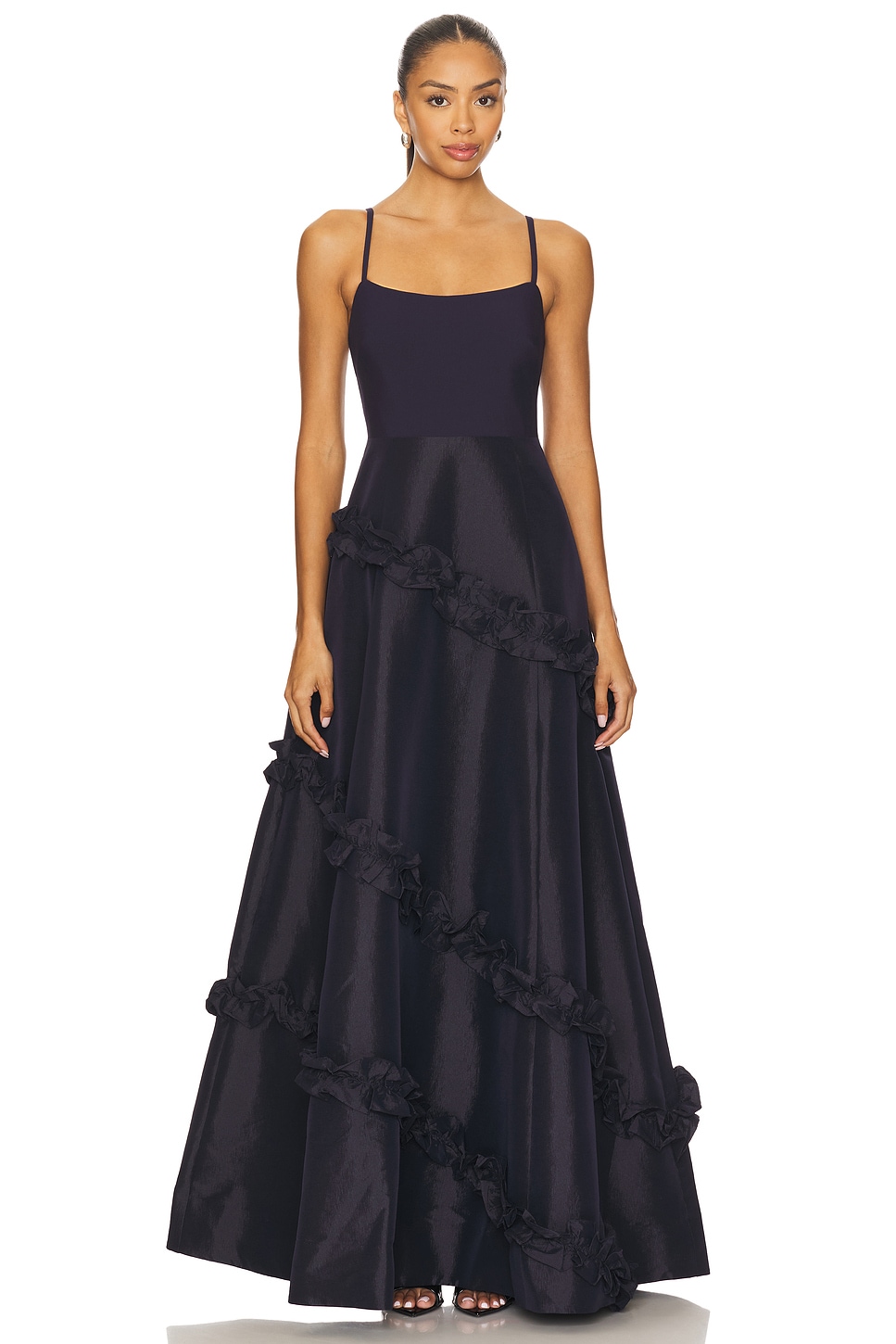 green emerald velvet dress Likely Women's Aurora Gown - Roseshadow main image 1