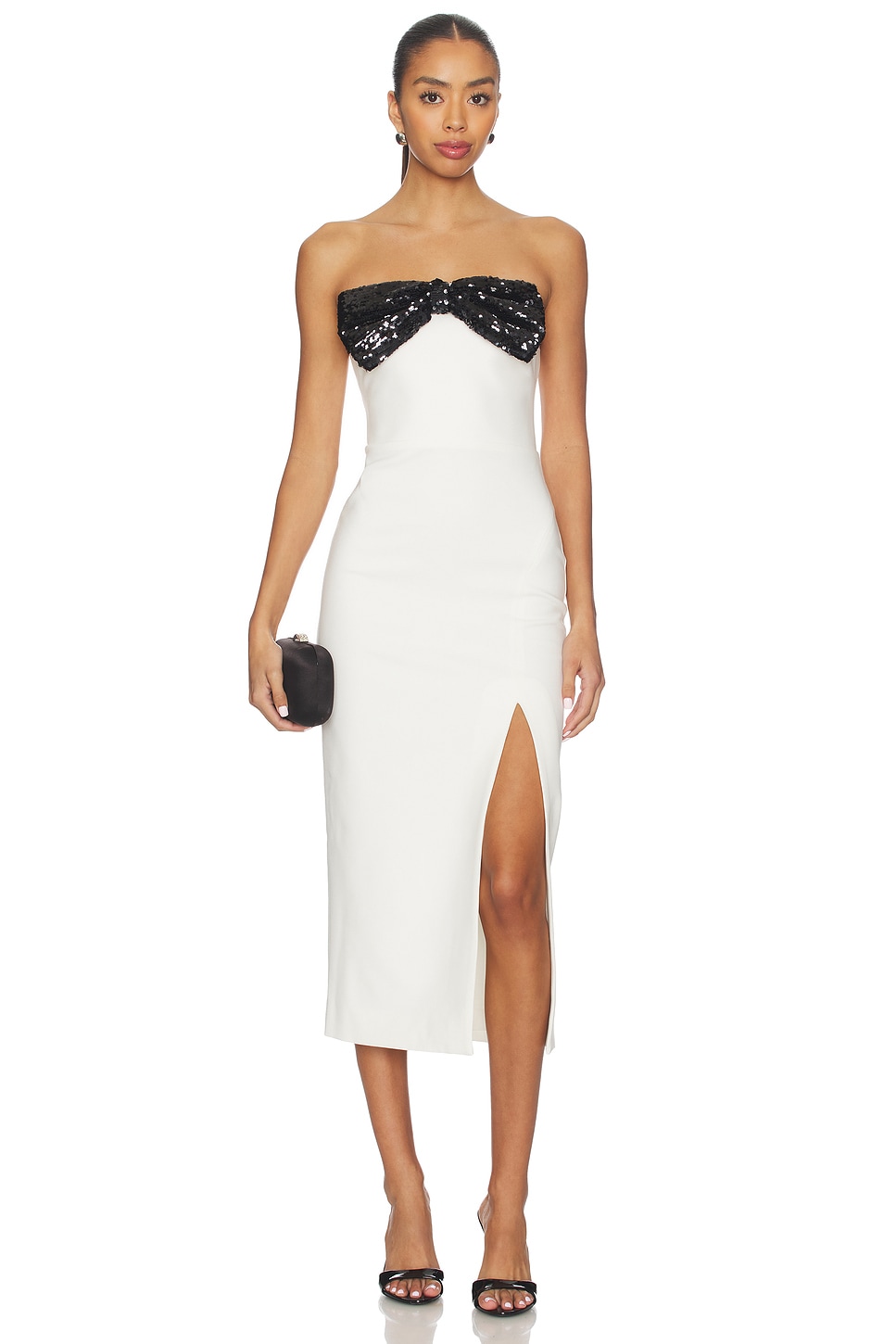lovers and friends sariah midi dress Lovers and Friends Sariah Midi Dress in Ecru