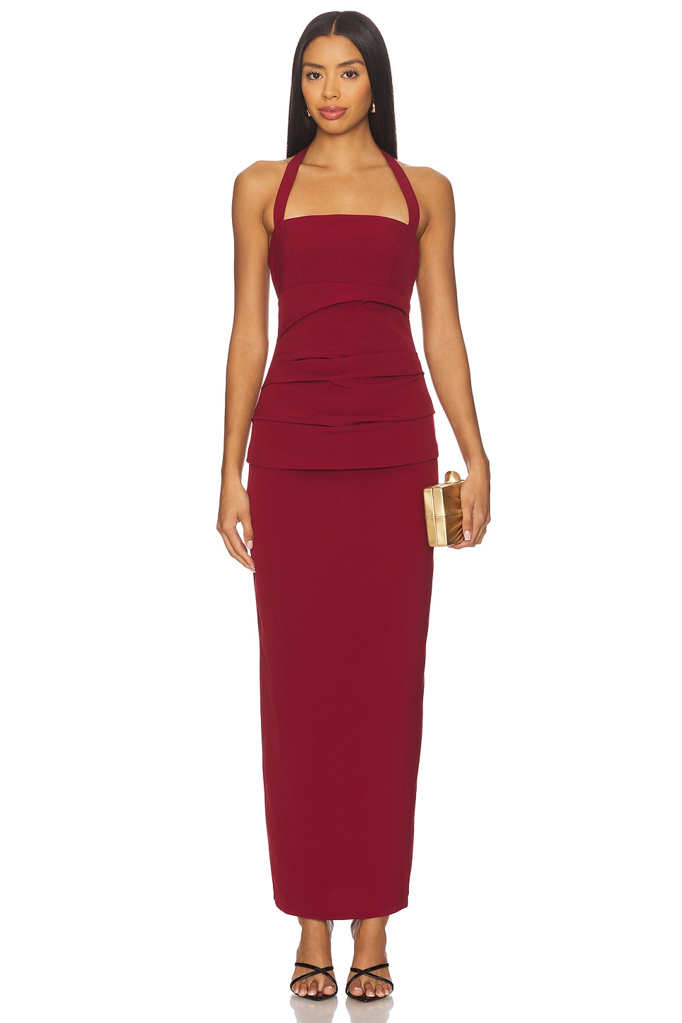 knee length dresses for ladies LIONESS 1999 Maxi Dress Onyx– Selfie Leslie main image 0