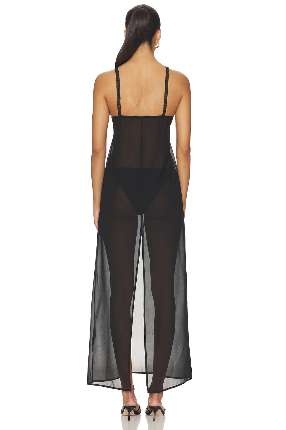 LIONESS Glacial Maxi Dress in Noir | REVOLVE