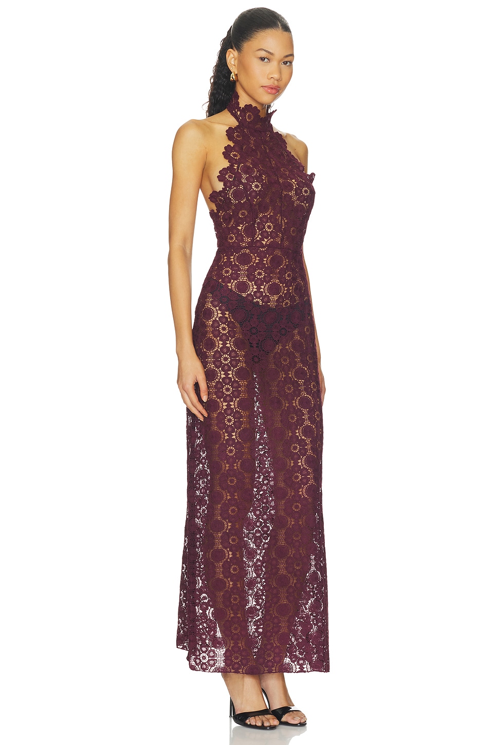 Lioness Trophy Lace Maxi Dress
