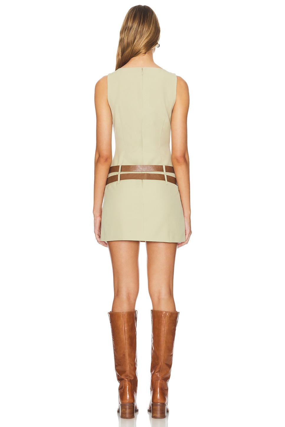 Ethereal Buckle Mini Dress