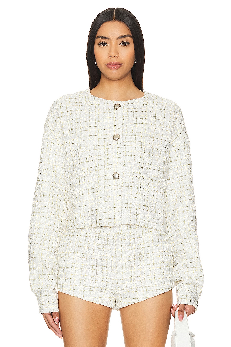 LIONESS Coco Jacket in Speckled Porcelain | REVOLVE