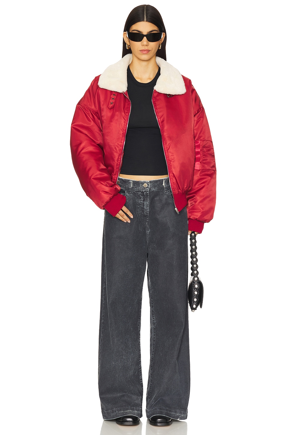 LIONESS Carla Puffer in Mulberry | REVOLVE