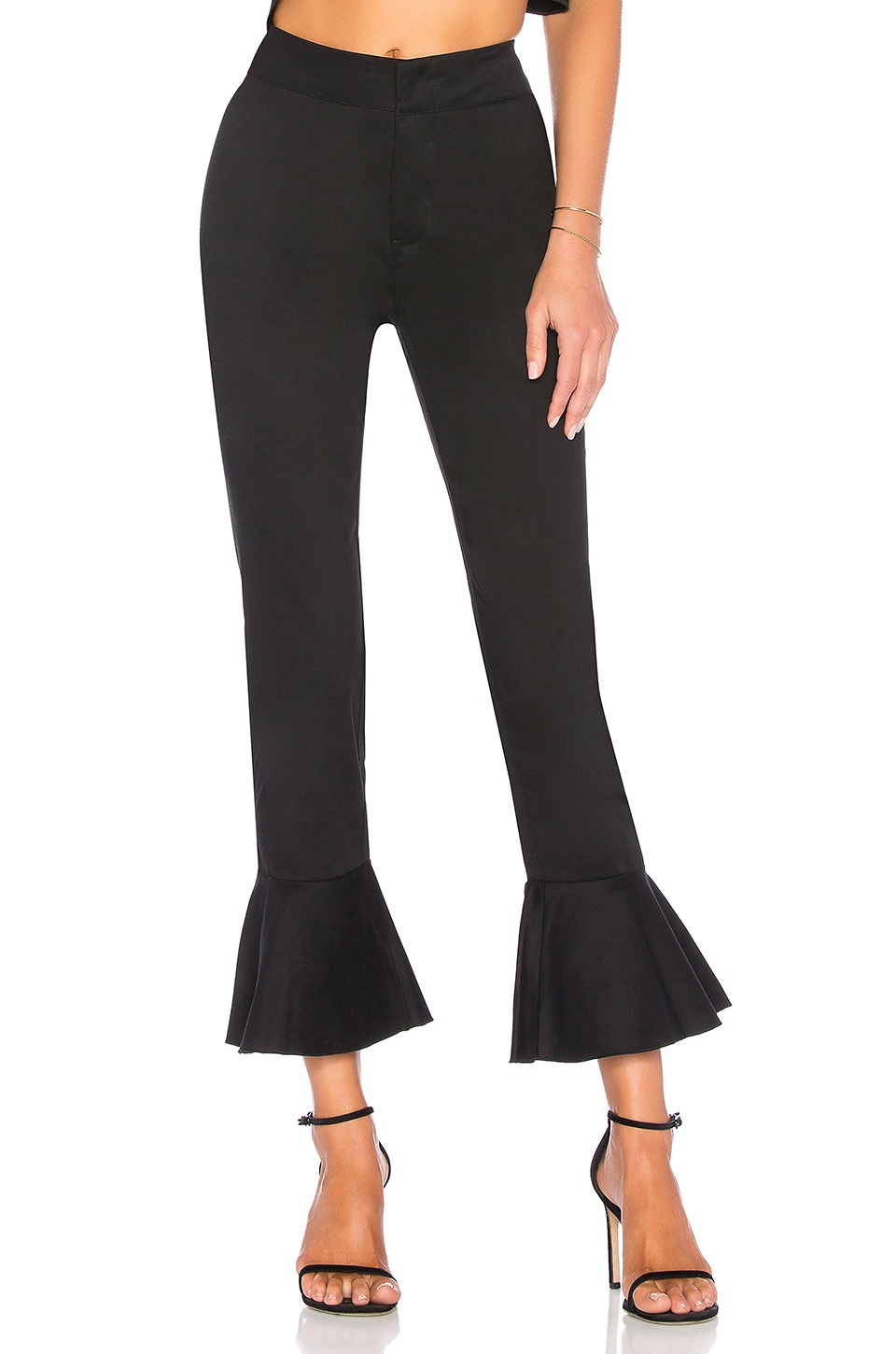 LIONESS LIONESS RUNAWAY PANTS IN BLACK.,LIOR-WP4