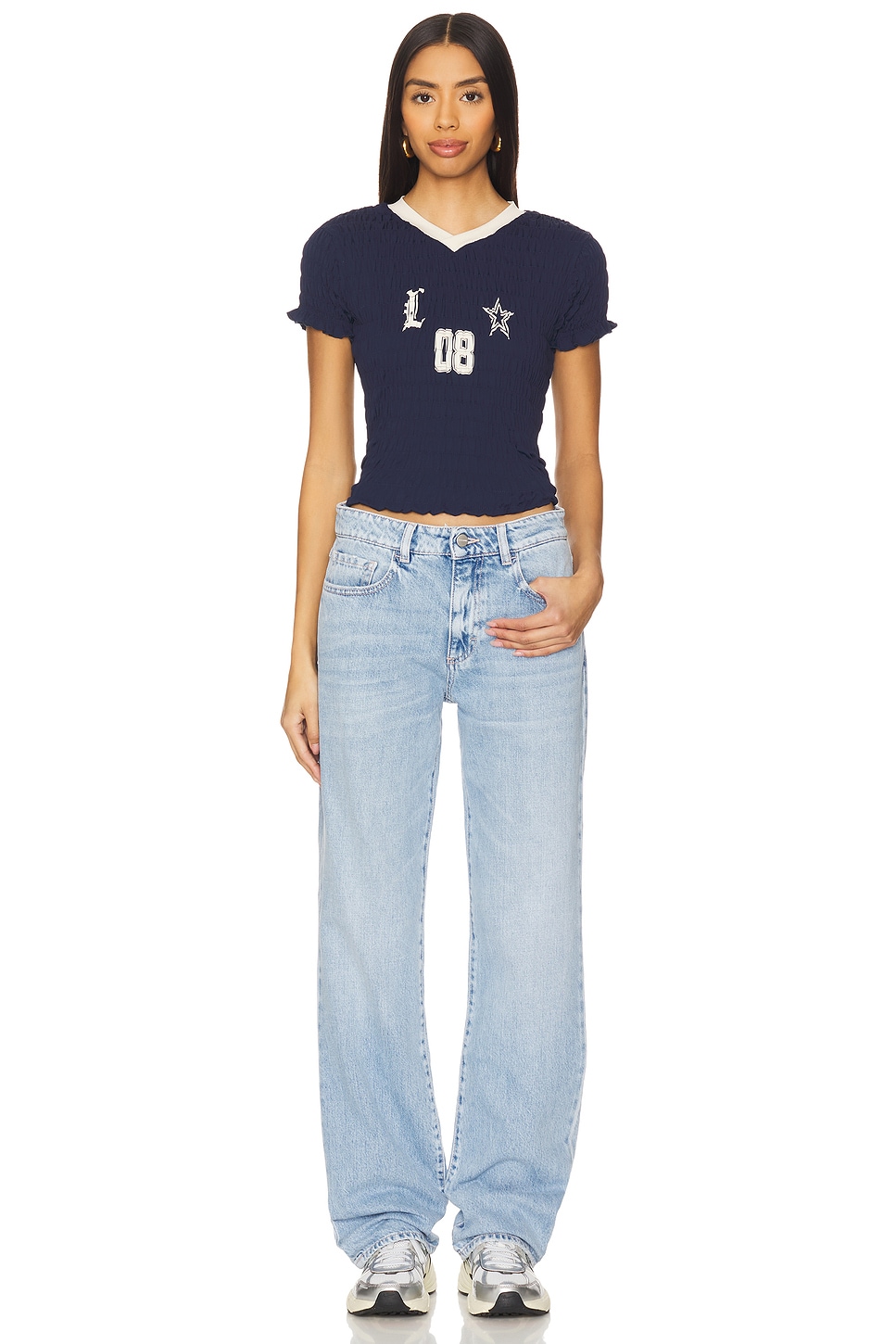 Scrunched Spectate Top