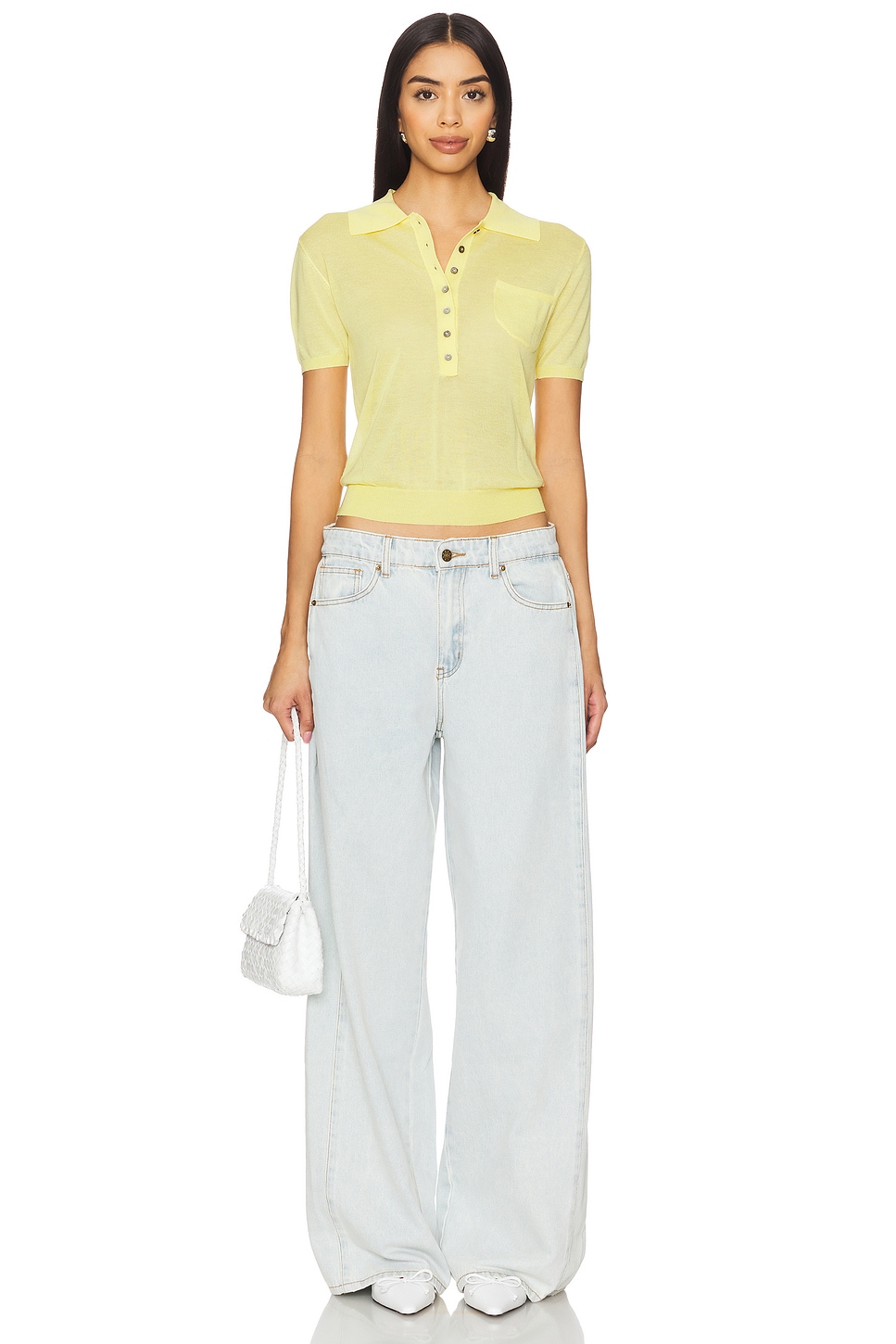LIONESS Untamed Short Sleeve Top in Butter | REVOLVE