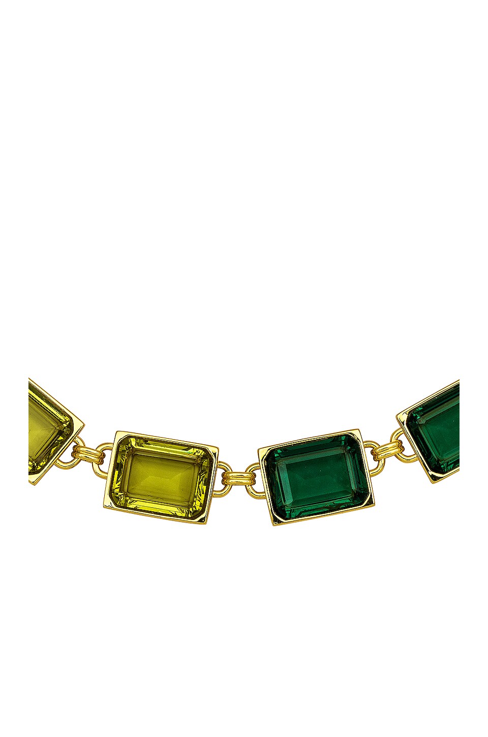 Lizzie Fortunato Vert Collar Necklace in Green