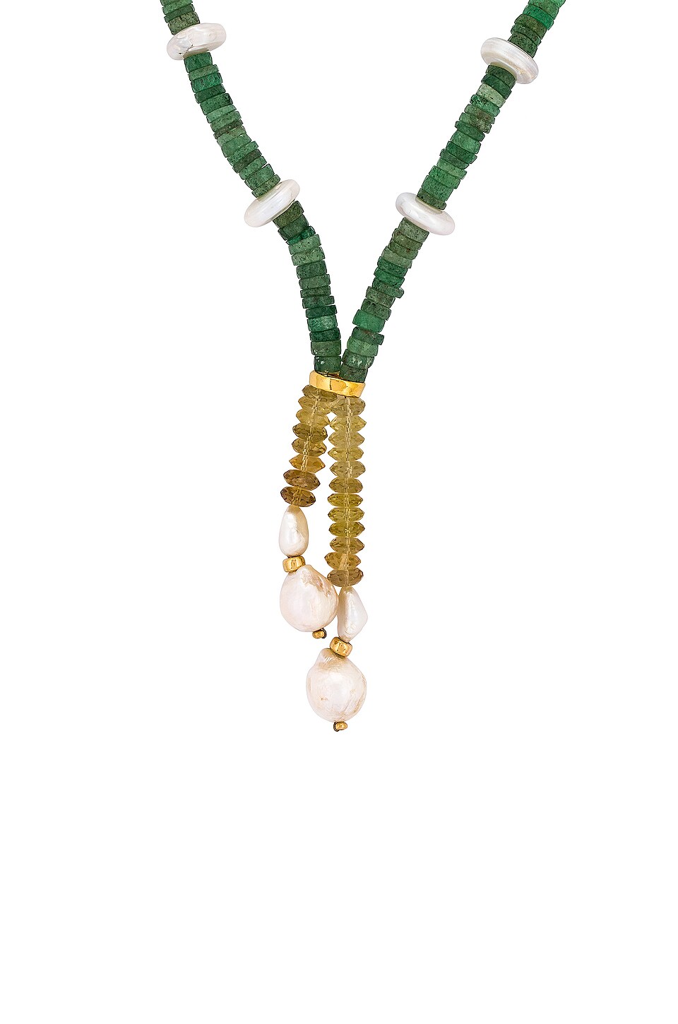 Lizzie Fortunato Geneva Necklace in Green