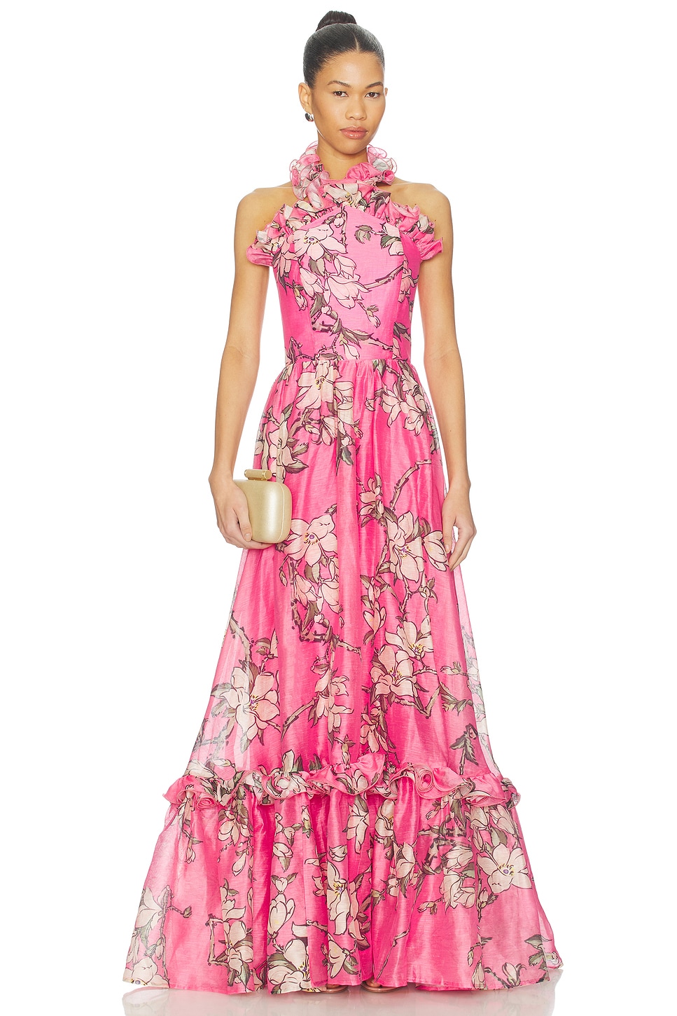 leo lin pink dress Leo Lin - Fiona Rose Mini Dress